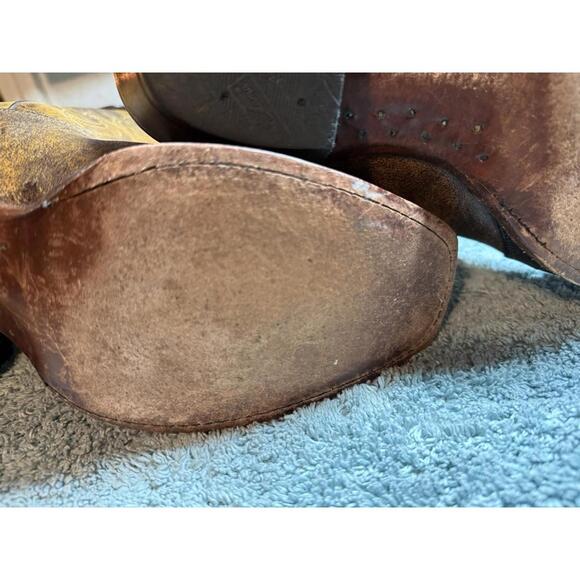 Tony Lama Women’s Desah Wingtip Western 11” Vaquero VF6004 Black Label 67.5B - Picture 10 of 16